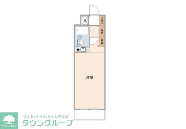 ウィンベル・ソロ北浦和第7(ワンルーム/2階)の間取り写真