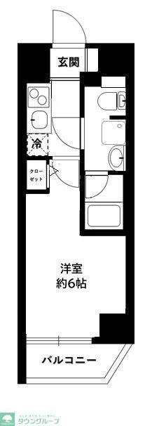 MAXIV横浜大通公園(1K/8階)の間取り写真
