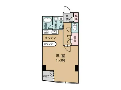 ユー堀川ビル AD(ワンルーム/5階)の間取り写真