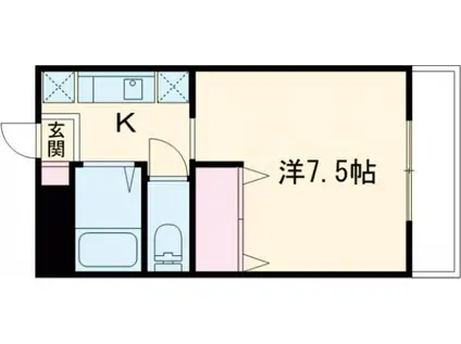 サン・ルミエール(1K/3階)の間取り写真