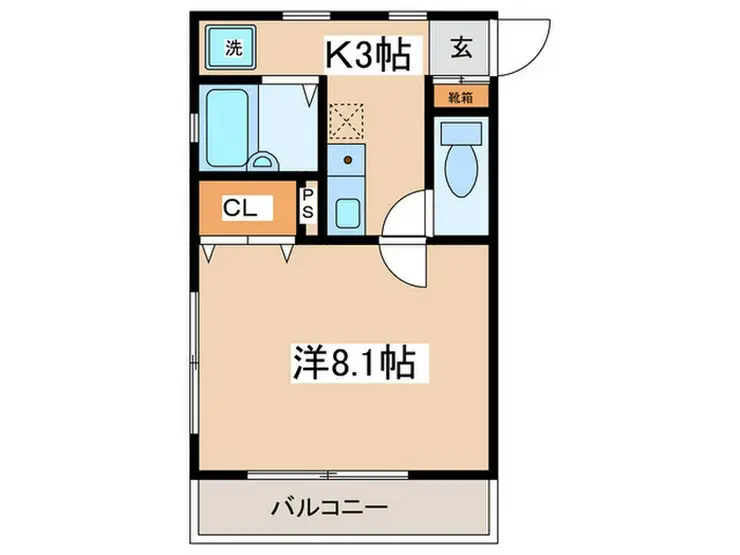 WIN湘南台 2階階 間取り