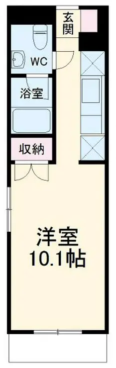 カーサクレセス南太田 1階階 間取り