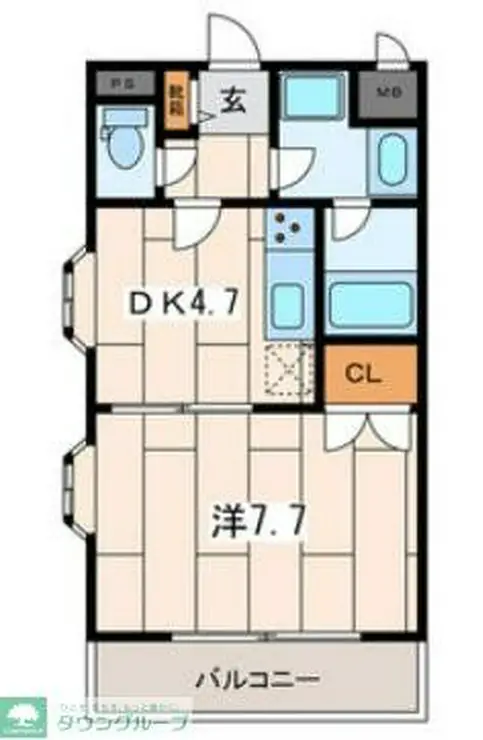 アルクツールス菊名 2階階 間取り