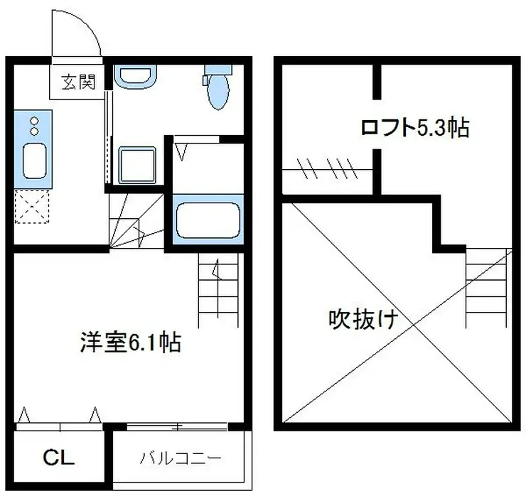 エスペランサ東淵野辺 2階階 間取り