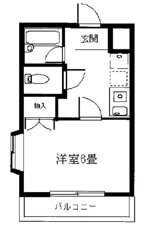 ラーチ鷺沼 1階階 間取り