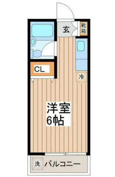 パークサイド関口 7階階 間取り