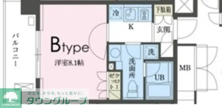 ガレリア東新宿 3階階 間取り
