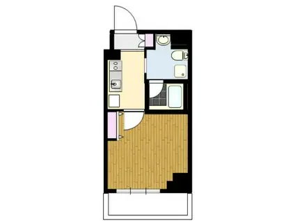 グランドコンシェルジュ大森(1K/4階)の間取り写真