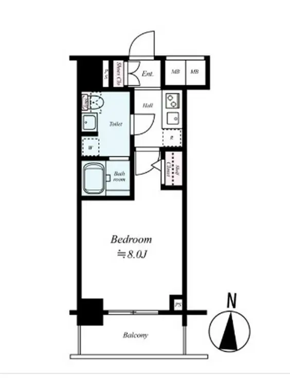メインステージ亀戸III 6階階 間取り