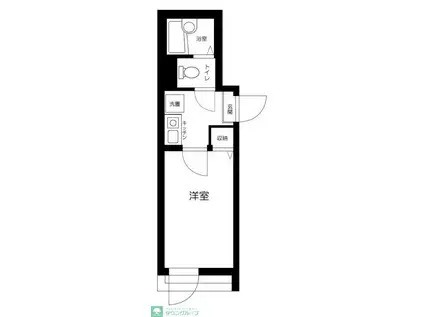 APT西新井(1K/1階)の間取り写真
