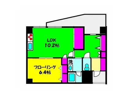 メゾン・ノザワ(1LDK/5階)の間取り写真
