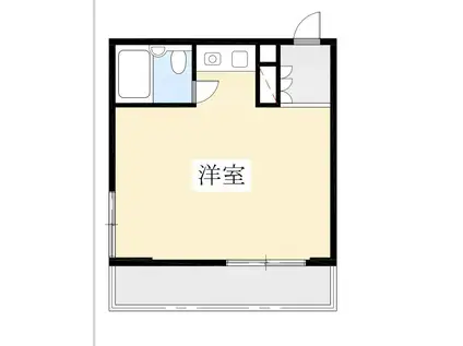 パーク・ノヴァ渋谷(ワンルーム/4階)の間取り写真