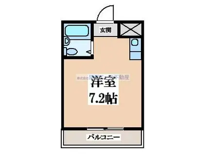 TTN鴻池新田(ワンルーム/2階)の間取り写真