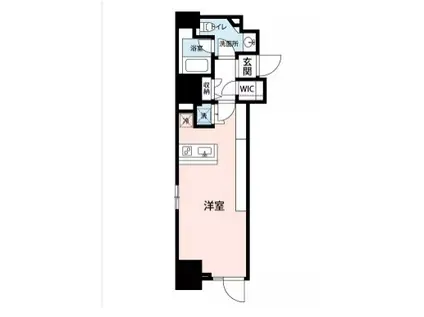 マイナビステイワイライトヒルズ四ツ谷(ワンルーム/2階)の間取り写真