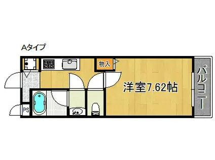 オリーブ泉ヶ丘(1K/2階)の間取り写真