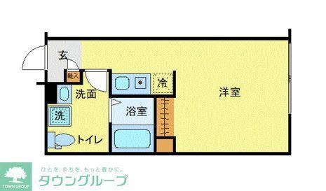 フィオーネ東尾久(ワンルーム/4階)の間取り写真