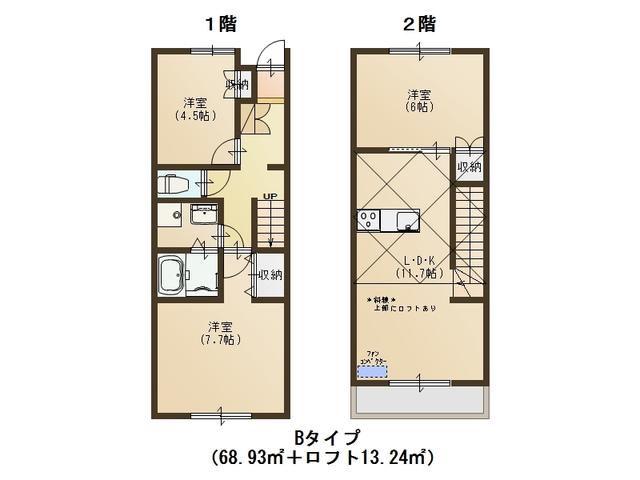 ク ラ レ ッ ト 8 2(3LDK/2階)の間取り写真