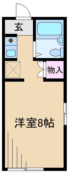 サンモール日吉(ワンルーム/2階)の間取り写真