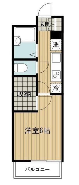 レオパレスFOR YOU(1K/2階)の間取り写真