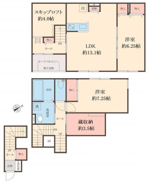 MAISON LIMONAIA(2LDK/2階)の間取り写真