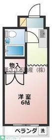 ハイム寺町(ワンルーム/1階)の間取り写真