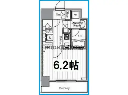 T&G神田マンション(1K/9階)の間取り写真