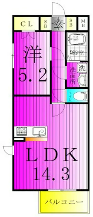 トレランス 3階階 間取り