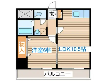 YAKATA(1LDK/2階)の間取り写真