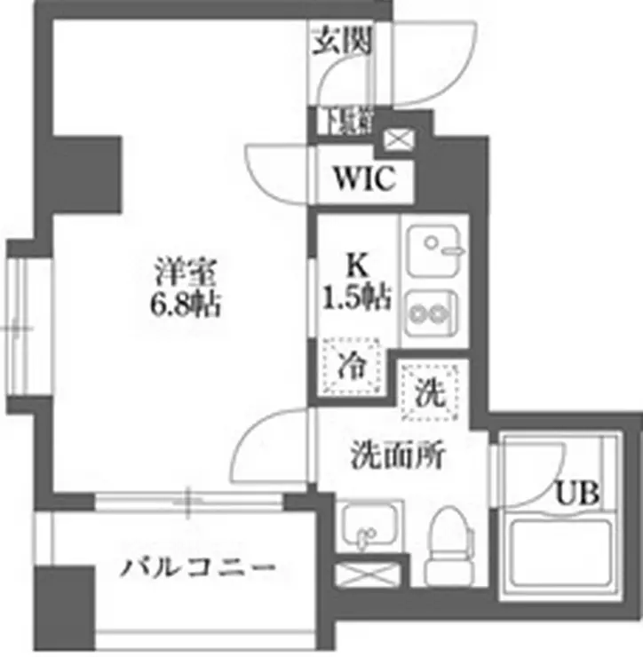 ムーブメンツ西早稲田 3階階 間取り