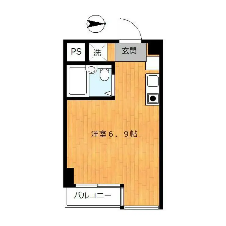 メゾン竹の塚 3階階 間取り