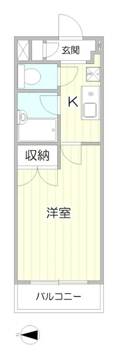 サンフェリカ八王子 1階階 間取り