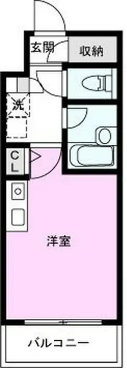 アンセラジオ新越谷 6階階 間取り