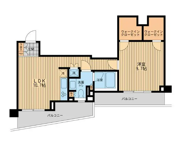 レジデンス代々木公園 5階階 間取り
