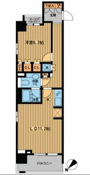 プライムアーバン日本橋横山町 12階階 間取り