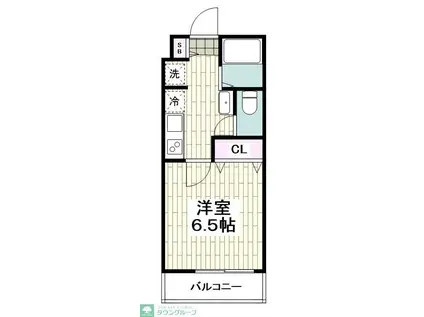 メゾンブランカ(1K/3階)の間取り写真