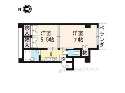 WILLNESS(2K/1階)の間取り写真