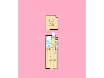 シャラロステヒルズ町田(1K/1階)の間取り写真