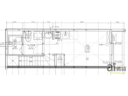 ECO`S KODAIRA(ワンルーム/2階)の間取り写真