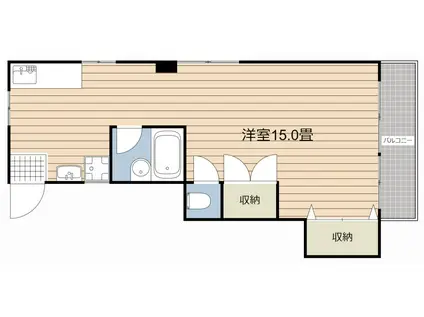村永マンション(ワンルーム/3階)の間取り写真