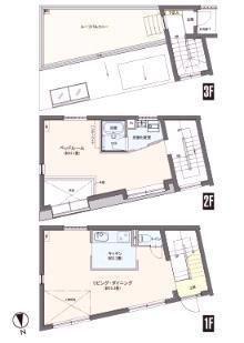 イケノウエ04(1LDK/1階)の間取り写真