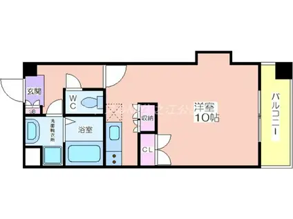 アルコローザ(1K/7階)の間取り写真