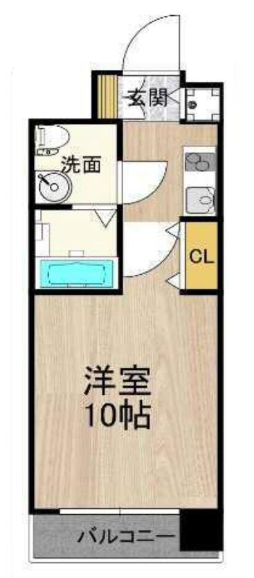 PHOENIX難波イースト(ワンルーム/9階)の間取り写真