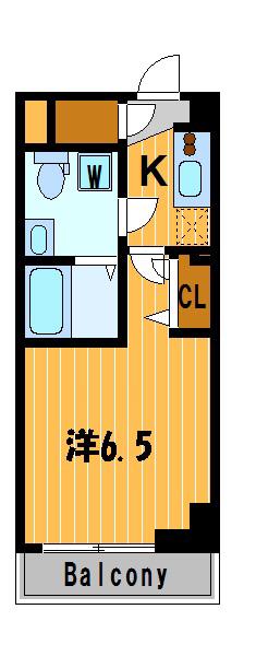 RISING PLACE 川崎二番館(1K/8階)の間取り写真