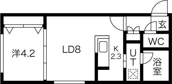 LAVIERE 15・6 (1LDK/5階)の間取り写真