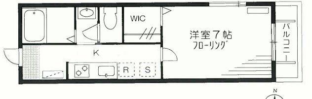 RIVIERE(1K/3階)の間取り写真