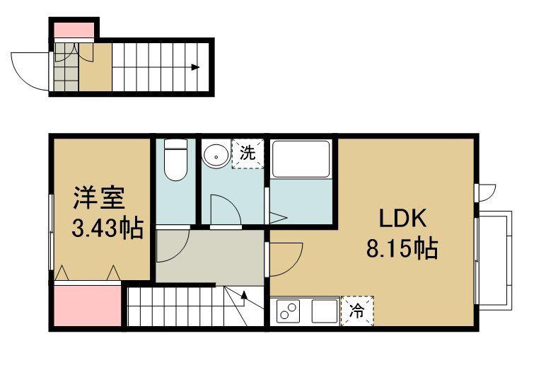 ＪＲ東北本線 東仙台駅 徒歩6分 2階建 築1年