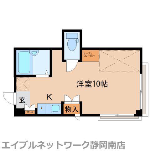 ぴっころ村(ワンルーム/3階)の間取り写真