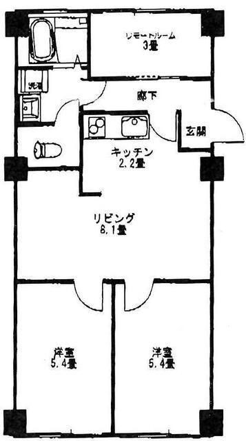 WOODEN BELL(3LDK/1階)の間取り写真