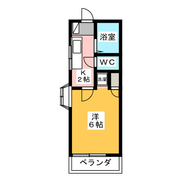 メゾンフルール 2階階 間取り