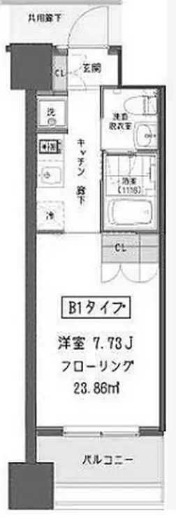 ガーデン蒲田 5階階 間取り